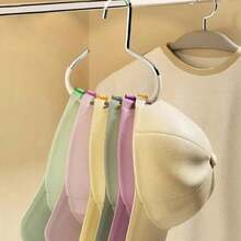 Two Random Color Hat Storage Racks, Dormitory Wardrobe Hanging Hat Racks, Multi-Functional Hat Display Racks. - Nhiều màu - Xem 4