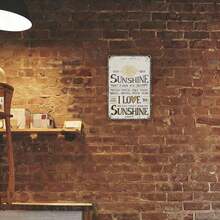 Love In The Sunshine, Wooden Plaque, Unique Sign, Miracle In The Home - Multicolor - View 6