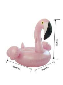 1pc Giant PVC Inflatable Flamingo Pool Float, 60/70 Inch (Approx. 150cm/180cm) Pink Flamingo Party Floats, Large Beach Pool Floating Toy, Suitable For Big Pool Party And Beach - 1 Piece - View 6