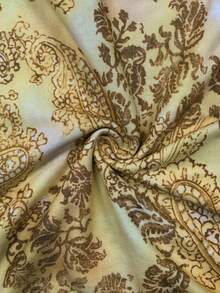 Đầm mini ôm sát không tay cổ tròn kiểu dáng retro màu vàng nâu nhuộm tie-dye, họa tiết hoa điều, in hoa, họa tiết paisley tie-dye, thiết kế xếp ly ở eo, bán chạy nhất mùa hè dành cho nữ, phù hợp cho kỳ nghỉ, hẹn hò, dự tiệc, hoặc dạo phố thanh lịch. - Nhiều màu - Xem 8