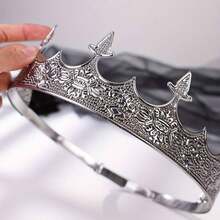 2 piezas Conjunto de de Rey y Reina, unisex, adecuado para bodas, graduaciones, cumpleaños, fiestas de Halloween y otras ocasiones - Multicolor - Ver 10