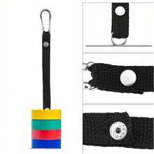 1/4卷可调节电工胶带腰挂工具带袋配件，黑色 - A - 查看 4