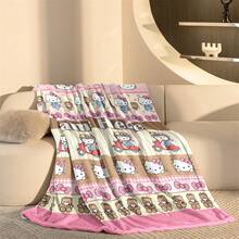 SANRIO Chăn lông cừu cá nhân hóa - Tên tùy chỉnh, chăn flannel mềm mại, món quà ấm áp và thoải mái dành cho gia đình và bạn bè, thích hợp để trang trí nhà cửa hoặc các dịp lễ hội. - Nhiều màu - Xem 8