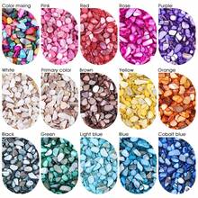 50g Asymmetrical Shell Chips Filler, Suitable For Silicone Mold Filling, Jewelry DIY Crafts, And Resin Tumbler Filling - Multicolor - View 4