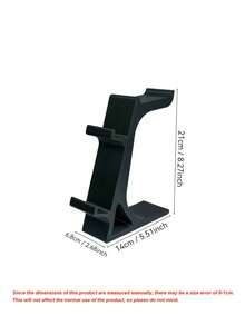 Game Controller Stand & Headphone Rack, A Storage Solution For Game Controllers And Headphones, Made Of Durable Plastic, Space-Saving Desktop Organizer For Multiple Models Controllers And Headphones, Minimalist Black And White Design - Multicolor - View 7