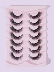 Natural Looking False Eyelashes, Suitable For Daily Wear - Black - View 9