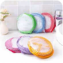 1pc Pop-Up Mesh Laundry Basket, Foldable Portable Laundry Basket, Foldable Dirty Clothes Storage Basket, Household Storage Basket For Socks, Underwear, Toys, And Miscellaneous Items - Màu đỏ - Xem 9