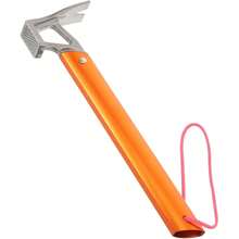 Schwerer Camping Krallenhammer, Zeltheringe-Hammer aus rostfreiem Stahl mit Ochsenhorn-Kopf, Multifunktions-Bau- und Camping-Hammer für Wandern, Rucksackreisen, Gartenpflege (Orange) - Orange - Übersicht 1