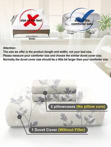 Bộ ga trải giường 3 món họa tiết hoa, chất liệu microfiber mềm mại và thoáng khí, thoải mái suốt bốn mùa, có thể giặt máy, chống phai màu, chống xù lông, chống co rút và chống nhăn, phù hợp với trang trí phòng ngủ phong cách Boho/Nông trại/Hiện đại, phù hợp với giường cỡ King/Queen/Full, tuyệt vời cho nhà ở, ký túc xá, căn hộ, khách sạn, nhà nghỉ dưỡng và làm quà tặng. - Nhiều màu - Xem 11