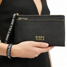 Double-Layered Nylon Wallet With Key Ring, Multi-Zipper Clutch, Portable Card Holder On The Wristband, Casual Style - xanh quân đội - Xem 2