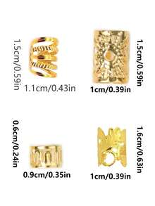 40 件/套混合形状辫子发带，适合编织发型，可调节发带，适合所有季节 - 混合元素 - 查看 8