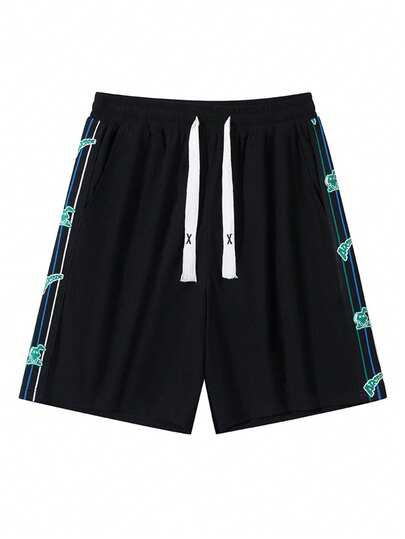 Quần short thể thao mùa hè dành cho nam, quần bóng rổ có dây rút, cạp chun co giãn, dáng rộng, chất liệu nhẹ, phù hợp cho bóng rổ, bóng chày, tập thể dục, chạy bộ, tập luyện, thể thao và các hoạt động ngoài trời. Có thể mua theo cặp.