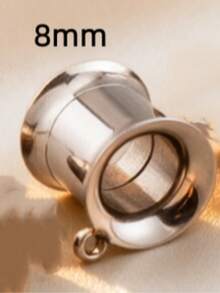 2 chiếc khuyên tai giãn lỗ bằng thép titan thời trang, không gây dị ứng, chống thấm nước, chống oxy hóa, dành cho cả nam và nữ, trang sức tự làm, quà tặng. - Nhiều màu - Xem 7