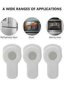 1pc/3pcs Drawer Latch Closer, Home Childproof Anti-Open Drawer Latch, Self-Adhesive Safety Lock, Upgraded Baby Safety Cabinet Lock - Lock - View 5