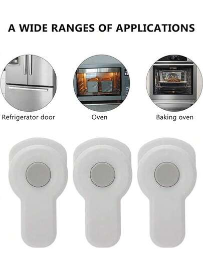 1 pieza/3 piezas Cierre de cajón, Cierre de para niños para el hogar anti-apertura de cajones, Cerradura de autoadhesiva, Cerradura de para gabinete de bebé mejorada