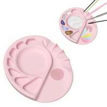 Paleta de silicona multifunción para maquillaje, sombra de ojos, esmalte de uñas y gel, bandeja para herramientas de belleza de uñas - Multicolor - Ver 8