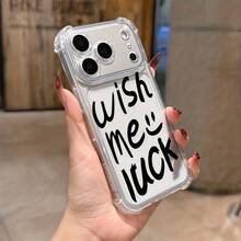 Break The System Phone Case - Fashionable And Simple Letter-Themed Phone Case, Compatible With IPhone 17, 16E, 16, 15, 14, 13, 12, 11 Mini, Pro, Max, Air, X, XR, XSMAX, 8, And 7 Plus, Featuring A Transparent Soft Back For Drop Protection - 混合顏色2 - 查看 4