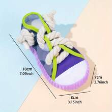 Dog Toy For Chewing, Self-Entertainment, Boredom Relief, Durable And Sound-Making Slipper For Teddy Puppies To Expend Energy, Pet Supplies - Yellow - View 5
