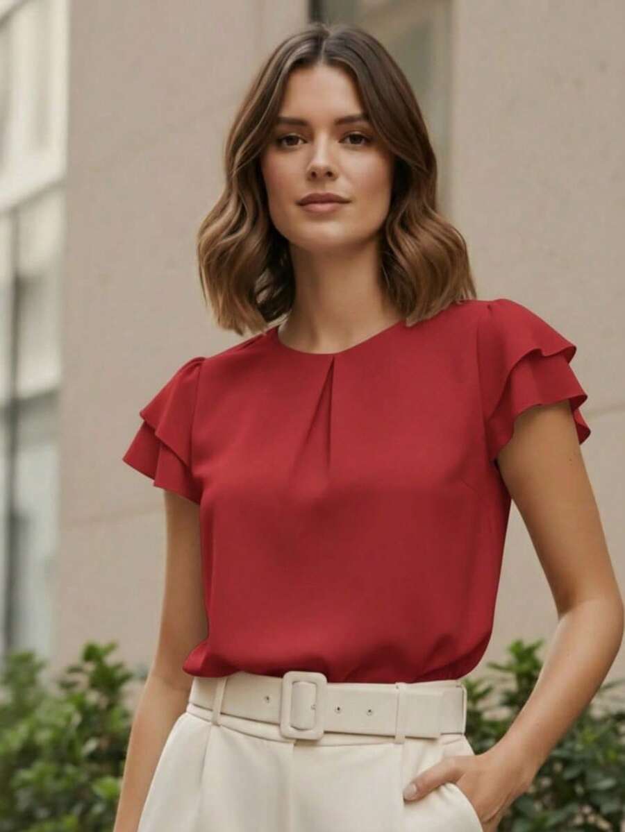Elegant Women's Blouse - 查看 1