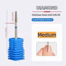 Easy Nail 2Pcs Set Manicure Diamond Nail Drill Bit – Cuticle Prep, Pocket Cleaning, Callus Removal, Dead Skin Exfoliation - Multicolor - View 8