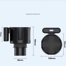2-In-1 Design Adjustable Car Cup Holder, Multifunctional Non-Slip Phone Holder, Universal Cup Holder Expander Car Accessory – Fits Most Large Bottles & Drinks, Stable Base, Easy Installation, Perfect For Daily Commute & Road Trips - Car Cup Holder - View 12