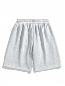 Men's Summer Quick-Dry Straight Leg Shorts, Casual Outdoor Sports Shorts - Light Grey - View 4