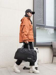 旅行手提包/背包，带鞋仓，男女通用运动瑜伽健身包，大容量周末过夜随身手提/斜挎包 - 彩色 - 查看 7