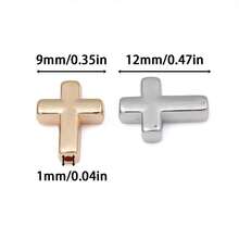 100/200 chiếc mặt dây chuyền CCB, hạt, vòng tay, dây chuyền, phụ kiện làm trang sức DIY, vòng cổ, vòng tay, bông tai, hạt đệm, vật liệu làm đồ trang sức thủ công. - tự làm lấy - Xem 6