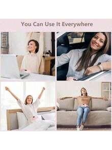 Women's Sunshine Portable Heating Belt - USB Rechargeable, 3-Speed Temperature And 4-Mode Massage, Quick And Warm Abdominal Wrap, Perfect Gift, Warm Palace Belt, Women's Portable Heating Belt, , Menstrual Heating Pad, Back Heating Pad - 粉紅禮盒 - 查看 3