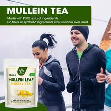 MM IMATCHME Mullein Leaf Herbal Tea For Respiratory Support, Natural Mullen Tea For Lung Cleanse, Detox And Immune Support - 28 Tea Bags - No Caffeine, Non-GMO - 56 Count (pack Of 2) - View 3