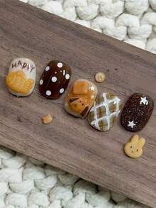 1pc Cute Dog & Rabbit Animal Cookie Mold, Transparent Silicone Nail Art Mold Accessory - Clear - View 6