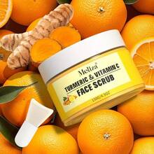 Meliza 维生素C和姜黄面部磨砂膏/深层清洁和温和清洁/适合所有肤质---附赠涂抹刷-夏季护肤 - 深層清潔 - 查看 9