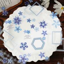Etori Life Blooming Inflorescence Set Vintage Floral Con Borde De Encaje Material De Decoración De Planificador Paquete De Pegatinas PET Para Portátil, Pegatinas De Teléfono, Maleta, Álbum De Fotos, Accesorios De Decoración De Oficina, Decoración De Habitación, Suministros De Scrapbooking, Manualidades DIY, Bolsas De Papel De Regalo Para Estudiantes, Creación De Tarjetas, Sellado De Horneado, Fiesta Vintage, Suministros Escolares, Regalo Para Amigos, Pegatinas Resistentes Al Agua - Serie de flores - Ver 3