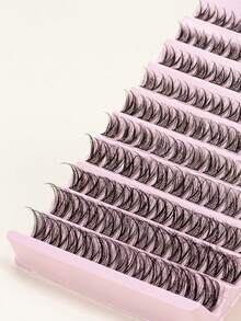 110pcs False Eyelashes, Soft & Natural , DIY Eyelash Extension Clusters, Individual Fake Eyelashes,Eye Lash Clusters,Individual Eyelashes,Lashes,Fake Lashes - C - View 3