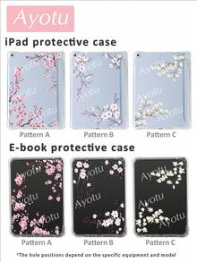 Ayotu 1 Pc Flowers & Cherry Blossoms & Magnolia Transparent Shell,Compatible 11 Generation/ 10/ 9/ Air 7th 11inch/ Air 5th/Kindle Paperwhite 11th/Kobo Libra Colour/Kindle 6-Inch Case, Full Coverage Clear Case,Silicon Soft Shell. - Multicolor - View 5