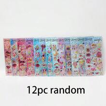 Reusable 3D Stickers - Shiny Metallic Shaker Stickers, Suitable For Scrapbooking, Diaries, Sticker Albums, Journals, Envelopes, DIY Crafts, Cartoon Embossed 3D Stickers, Fun And Cute Crystal Stickers (Random Style) - Multicolor - View 6