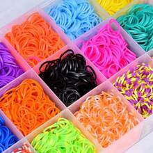 15000Pcs Kit Box+ Rubber Loom Bands Mult-Color Make Woven Bracelet DIY - Multicolor - View 3