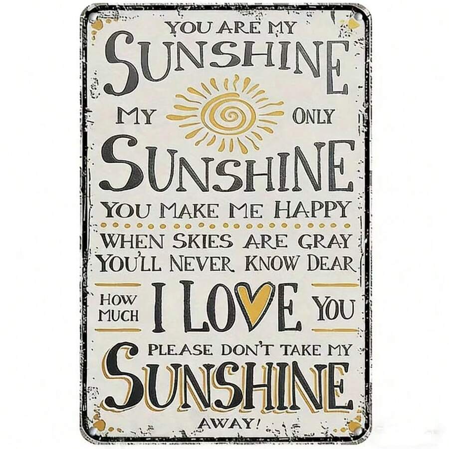 Love In The Sunshine, Acrylic Plaque, Unique Sign, Miracle In The Home
