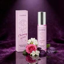 [10ml Alcohol-Free Rose Scented Fragrance Oil, Portable Roll-On Design, Sophisticated Niche Fragrance With Rose, Jasmine And Woody Notes, Long-Lasting Alluring Scent, Suitable For Daily Wear, Dates, Gifts For Valentine's Day, Birthday, Office, Gatherings] - Gentle Woody Rose - View 1