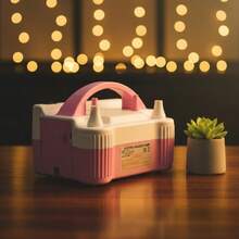 Inflador de Globos Eléctrico Profesional - Bomba Portátil con Doble Boquilla de Aire de Alta Potencia para Fiestas y Eve - Ver 3