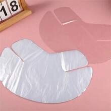 100/200/500/1000片装一次性塑料口罩套，颈贴，透明口罩包装纸，适用于保湿口罩，适合家庭和美发沙龙使用 - 彩色 - 查看 15