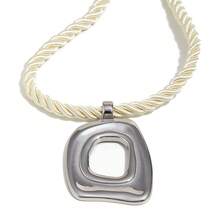 1件欧美INS风时尚小众项链，18K镀金不锈钢镂空方形吊坠项链，适合日常、度假、派对、送礼。 - 彩色 - 查看 9