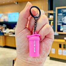 1/5pcs Sports Themed Shaker Bottle Shaped Keychain, Fitness Scene And Outdoor Leisure Keychain, Suitable For Matching Clothes, Bags And Car Keys, Perfect Gift Keychain, Couples Keychain, Holiday Gift, Party Favor - Sports Water Bottle - View 8