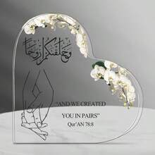 Tấm bảng acrylic hình trái tim, thích hợp làm quà tặng kỷ niệm, đám cưới hoặc ngày Valentine, cũng có thể dùng làm vật chặn giấy làm quà lưu niệm. - Quyên góp vì tình yêu thương - Xem 8