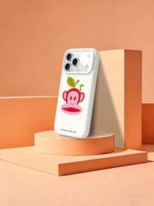 Official Licensed Paul Frank Liquid Silicone Phone Case, Full Body Shock-Proof Camera Protection, Monkey Pattern For IPhone 13/14/15/16/17 Pro Max, New Design - Multicolor - View 4