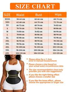 1pc Latex Waist Trainer With 25 Steel Bones, For Weight Loss And Body Shaping, Suitable For Exercise - Multicolor - View 9