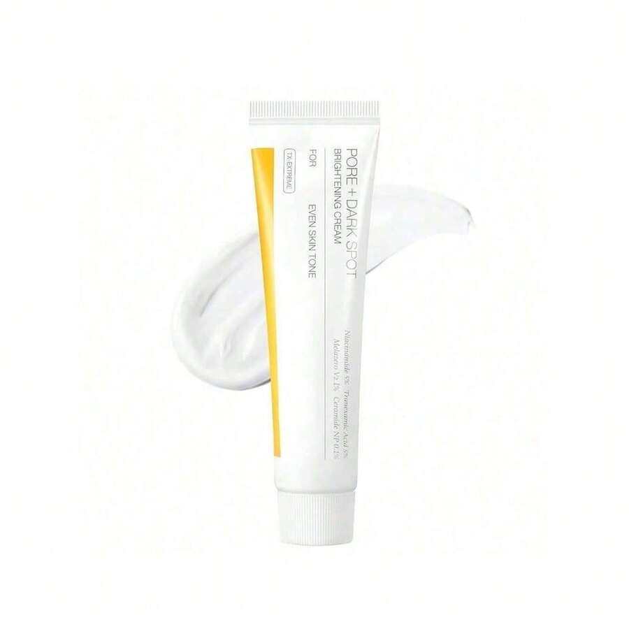Pore+Dark Spot Brightening Cream | With Niacinamide, Tranexamic Acid, TXA Cream, Pore Minimizer, Non-Irritating, Hydrating, For Sensitive Skin, 35ml - Multicolor - 查看 1
