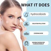 360 parches para el acné, parches para cubrir cicatrices, pegatinas transparentes redondas para cubrir cicatrices, diseño multifuncional, cubre eficazmente las cicatrices y las manchas en varias partes del Body (solo para uso de cobertura de cicatrices) (sin fines cosméticos) - Ver 7