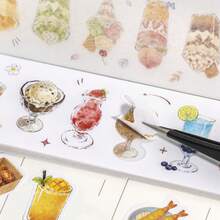 Tập sticker 20 tờ/túi, chủ đề Giờ ăn nhẹ, sticker chủ đề các món bánh nướng và tráng miệng tinh tế, đồ dùng làm sổ lưu niệm và phụ kiện sổ tay, dùng để trang trí thiệp, khung ảnh, máy tính, ốp điện thoại, cốc nước, tạp chí, hộp bút, vali, sticker trang trí bàn làm việc, sticker mùa tựu trường, sticker văn phòng phẩm vui nhộn cho trường học. - Sách dán hình - Xem 6