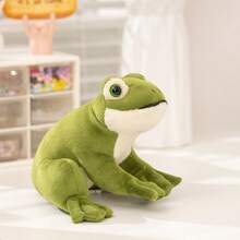 Cute Plush Frog Stuffed Animal Doll, Soft & Cuddly, Realistic Design, Suitable As Birthday Gift For Friends, Boyfriend/Girlfriend - Multicolor - View 4